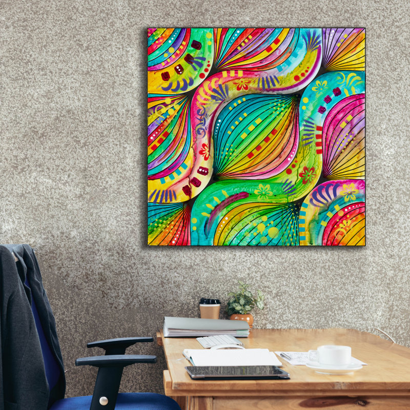 " Wavy Pattern " by Dean Russo, 37" H x 37" W x 1.5" D