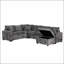 Divan-lit modulaire avec canapé-lit de rangement de 112,2 po-500706324