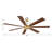 72" 7 - Blade Windmill Large Ceiling Fan without Lights with Remote Control-248772308