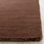 Tapis brun en laine tissé à la main Frann-29161297