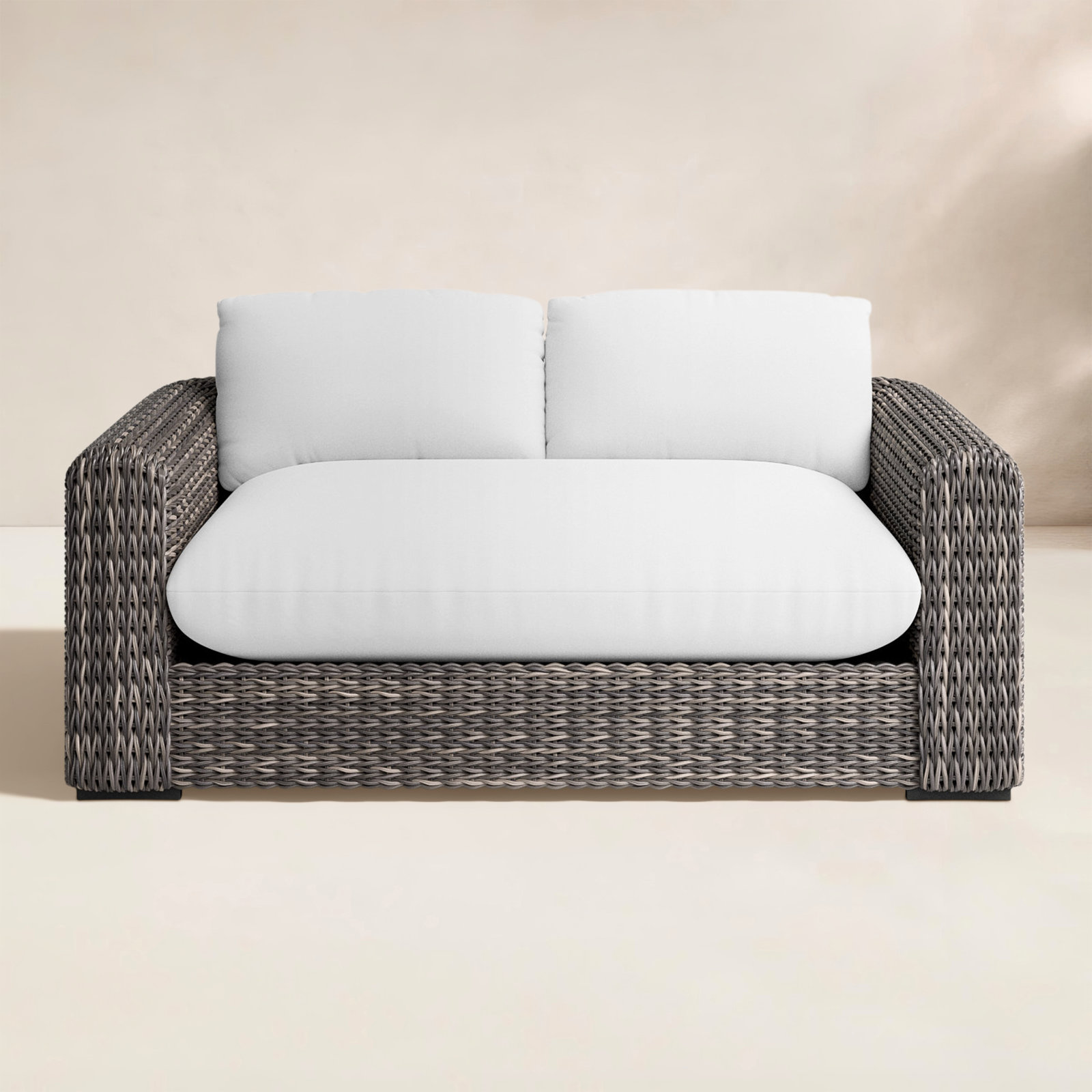 60'' Wide Straight Wood Loveseat with Cushions
