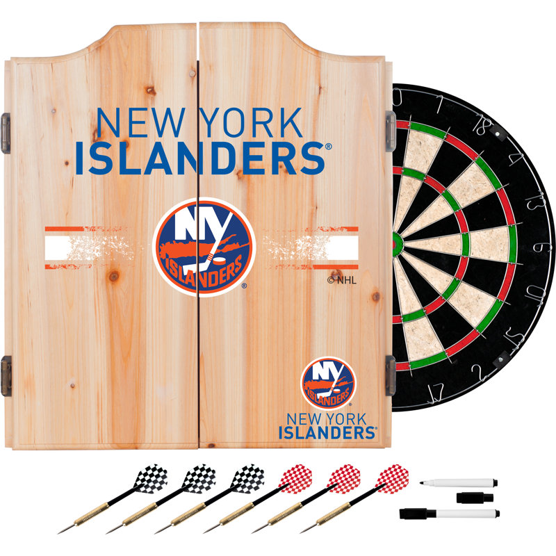 Ensemble de jeu de fléchettes NHL Logo, New York Islanders