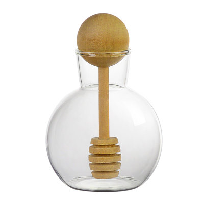 Bote-1018-all Glass Decorative Bottle