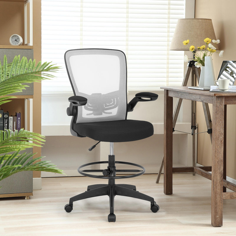 Chaise de dessinateur Mesh, Blanc