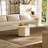 Modern Round Stone Coffee Table