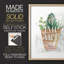 Boho Cactus, reproduction encadrée - bois massif-829315273-829315276