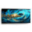 Art mural épique «Waves Of Light Over Toronto» par Ann Klee, 24 po x 12 po-118904909