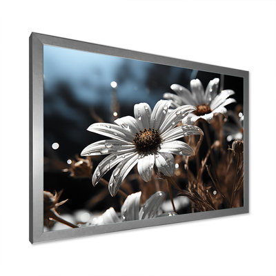 «Daisies Field Sunrise III», reproduction sur toile