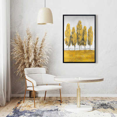 " Abstract Yellow Trees "