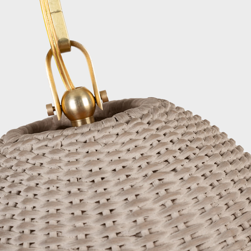 Kokomo Pendant by Chapman & Myers, 46 cm H x 30 cm W, 122 cm H x 81 cm W, Ash