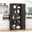 Armoire de rangement pour garde-manger de 71 po, grande armoire de cuisine Farmhouse, armoire de rangement pour garage avec portes et tablettes réglables-161088951