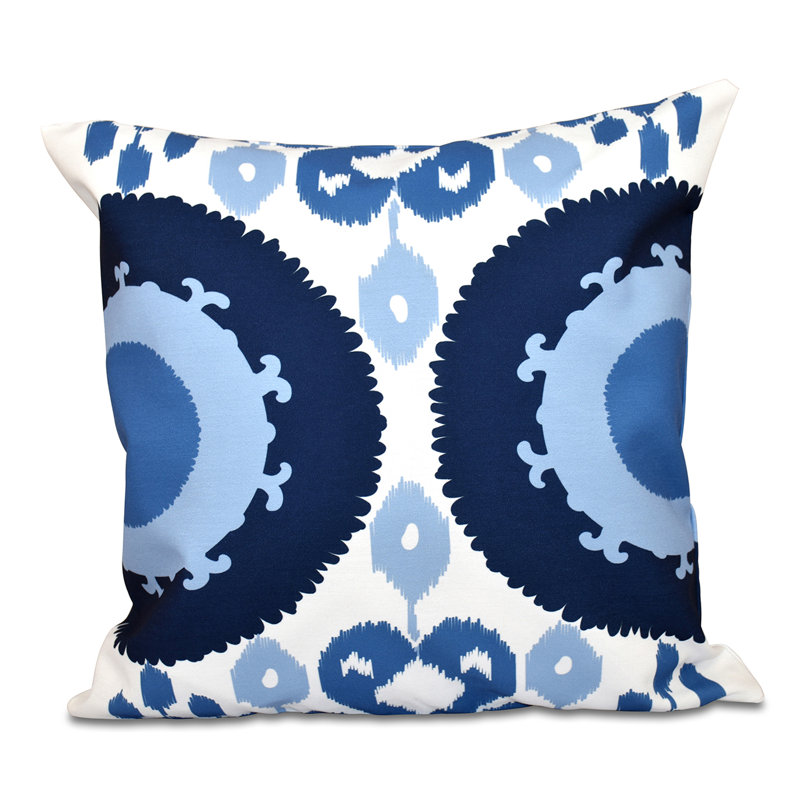 Housse et insert de coussin extérieur Happy Hippy, H 16 po x l 16 po, Bleu marine