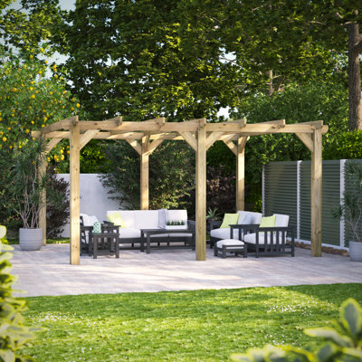 Powersheds Timber Pressure Treated Pergola