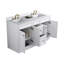 Meuble-lavabo double 60 po