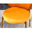 Chaise de salle à manger en velours-2001861089