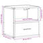 40cm W Metal Bedside Table-2076591224