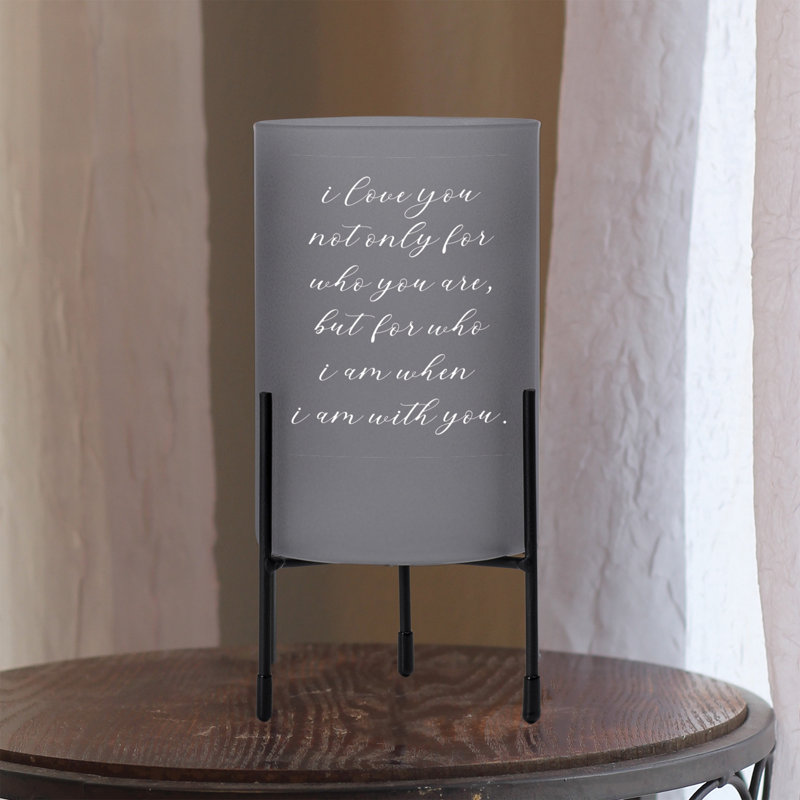 Hurricane de table en verre 8 po