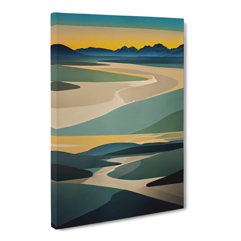 Polaris River Abstract Vol.3 - Wrapped Canvas, 76cm H x 50cm W