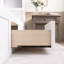 Lit plateforme en bois avec tête de lit multi-rangement, USB et tiroirs-890172578