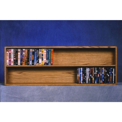 Shelf-Style Wooden CD/DVD/VHS Rack - 08 Series by Rebrilliant
