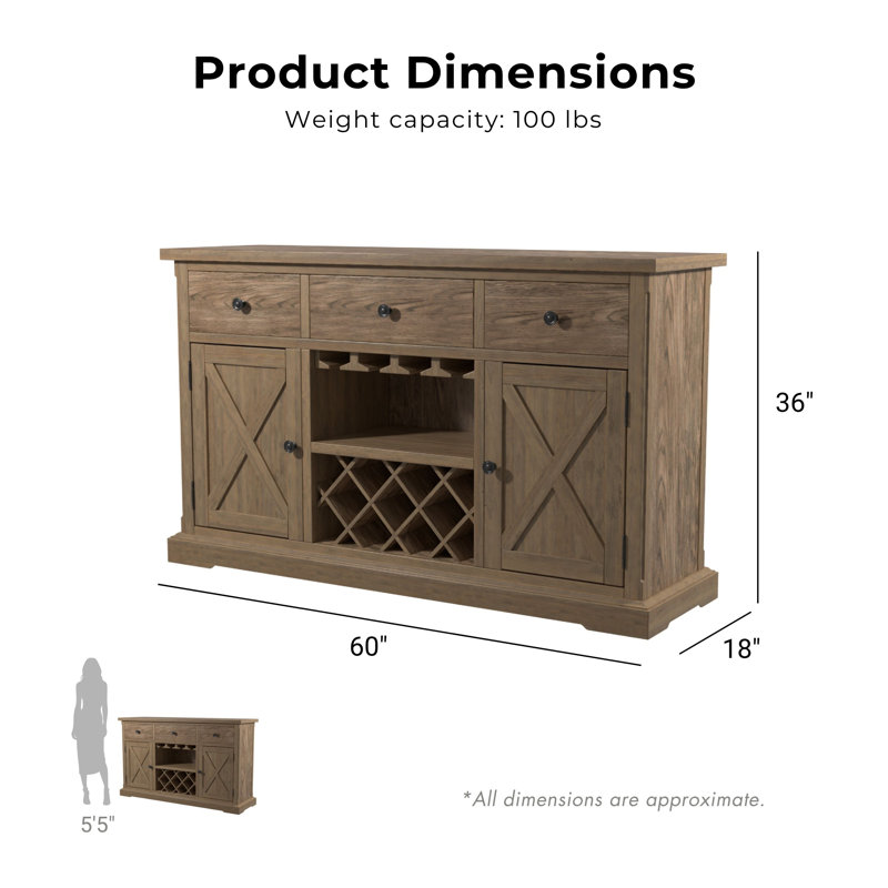 Joyce 60'' Sideboard