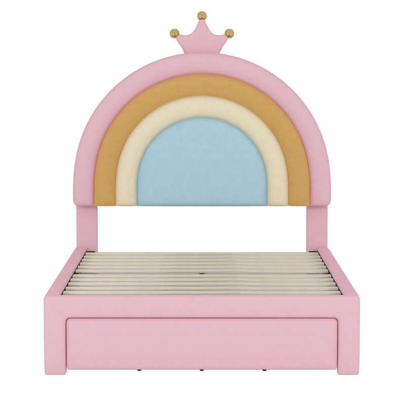 Rabbit-Shape Bed (Pink), Twin