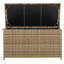 Ebern Designs Jasimen 149cm W 620L Water Resistant Wicker Deck Box-1172399560