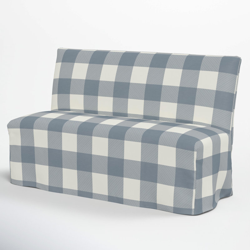 Banc de salle à manger Silvia, Guingan chambray