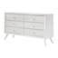 Ensemble de chambre avec grand lit 5 pièces blanc-320249337