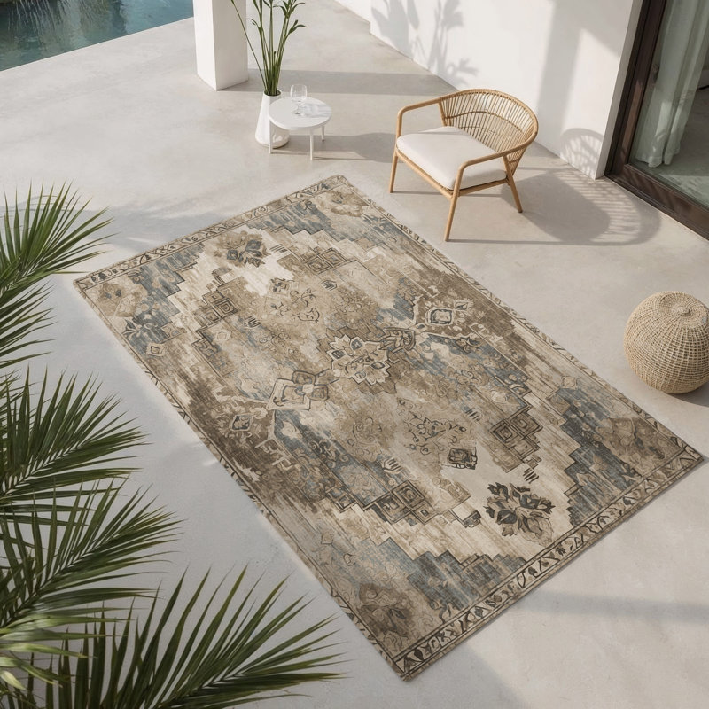 Tapis d'intérieur et d'extérieur, Rectangle 5 pi x 7 pi