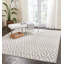Tapis gris et brun à motif géométrique Horley-1946870178