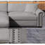 Canapé modulaire 91 "avec causeuse et repose-pieds mobile-648655187
