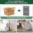 Metal Mobile File Cabinet with 2 Drawers