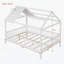 Lit en bois avec clôture Wood House