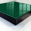 Key cabinet for home, Opens to the right, 30x30x5, Black, Green stripes full of elegance and harmony, 