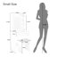 Space - Saving Dressing Table, White, With 3 Level Dimmable Led Lighting, 2 Drawers, Ports, Ac Outlets, And Shelf, Includes Stool Hidden Storage,