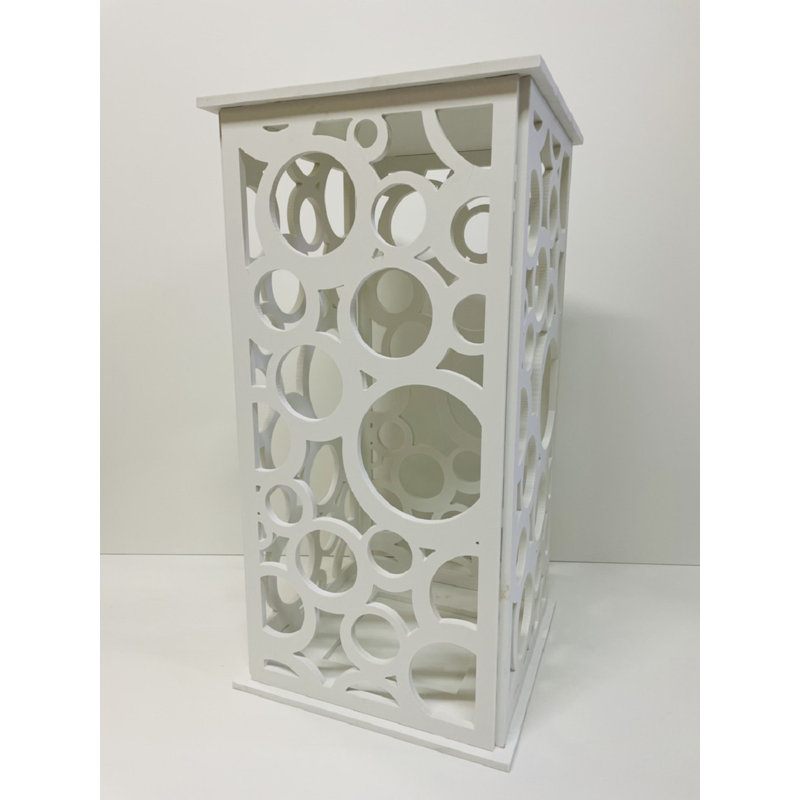 VIMA (Bubbles) Decorative Display PVC Stand Pedestal White Colour 26" H x 14" W x 14" D…