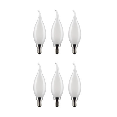 5,5 watts (équivalent à 60 watts), DEL CA10, ampoule à intensité variable, culot E12 / candélabre