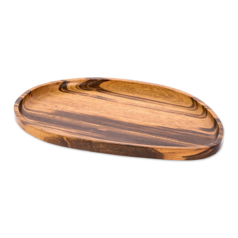 Handmade Served With Care Wood Tray