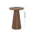 13.6'' Round End Table,side Table With Fluted Pedestal Base-1089244389