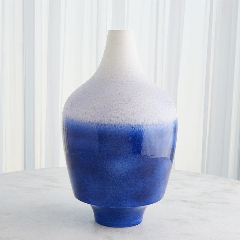 Vase de table Acorn, Bleu foncé