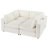 U-Style 133.5 Inch Modular Sofa With Storage, USB Charging, Wireless Charging, And Bluetooth Speaker For Living Rooms