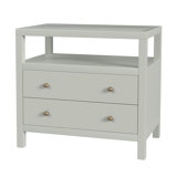 Nora 2-Drawer Wide Nightstand