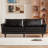 Bobur 80.3'' Faux Leather Sofa-1113141727