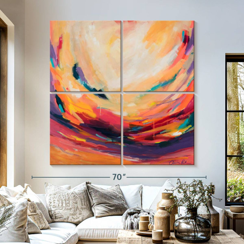 New Born Aura, 57" H x 57" W
