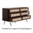 NTC Lulu Dresser Storage Cabinet with Natural Rattan, Modern Vertical Chest of Drawers, Stylish Bedroom, Mid-Century Style Organizer for Clothes and Accessories, Easy Assembly-1190178945-1207731029