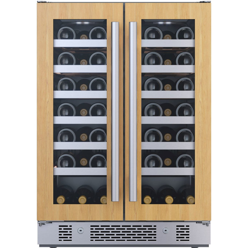 42 Bottle Dual Zone Freestanding Wine Refrigerator