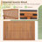 4 - Person Acacia Wood Patio Conversation Set with Cushions-404279848