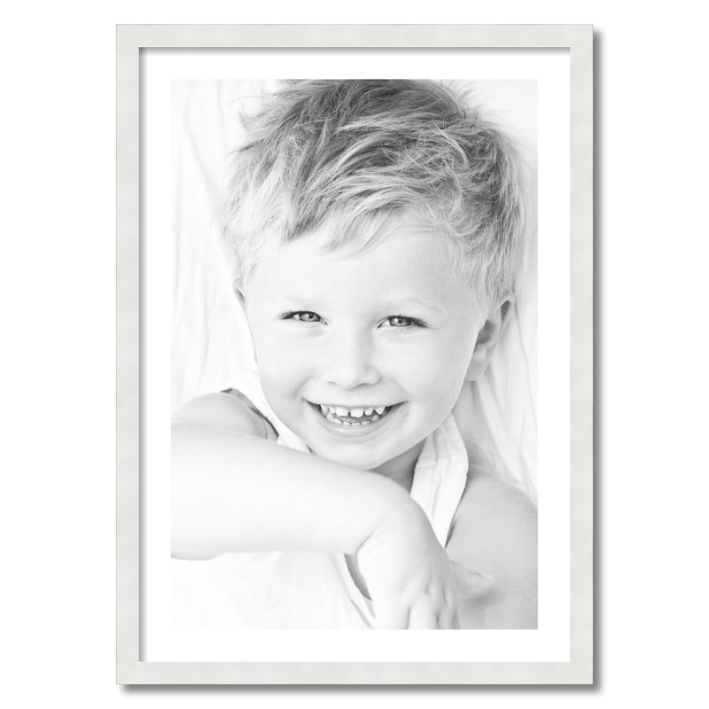 Cadre pour photo 20 po x 30 po blanc mat, Croustillant