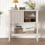 Console d'entrée de 80 cm avec tiroirs coulissants et tablette de rangement pour couloir, salon ou bureau-1572094528-1572094530-1572094540